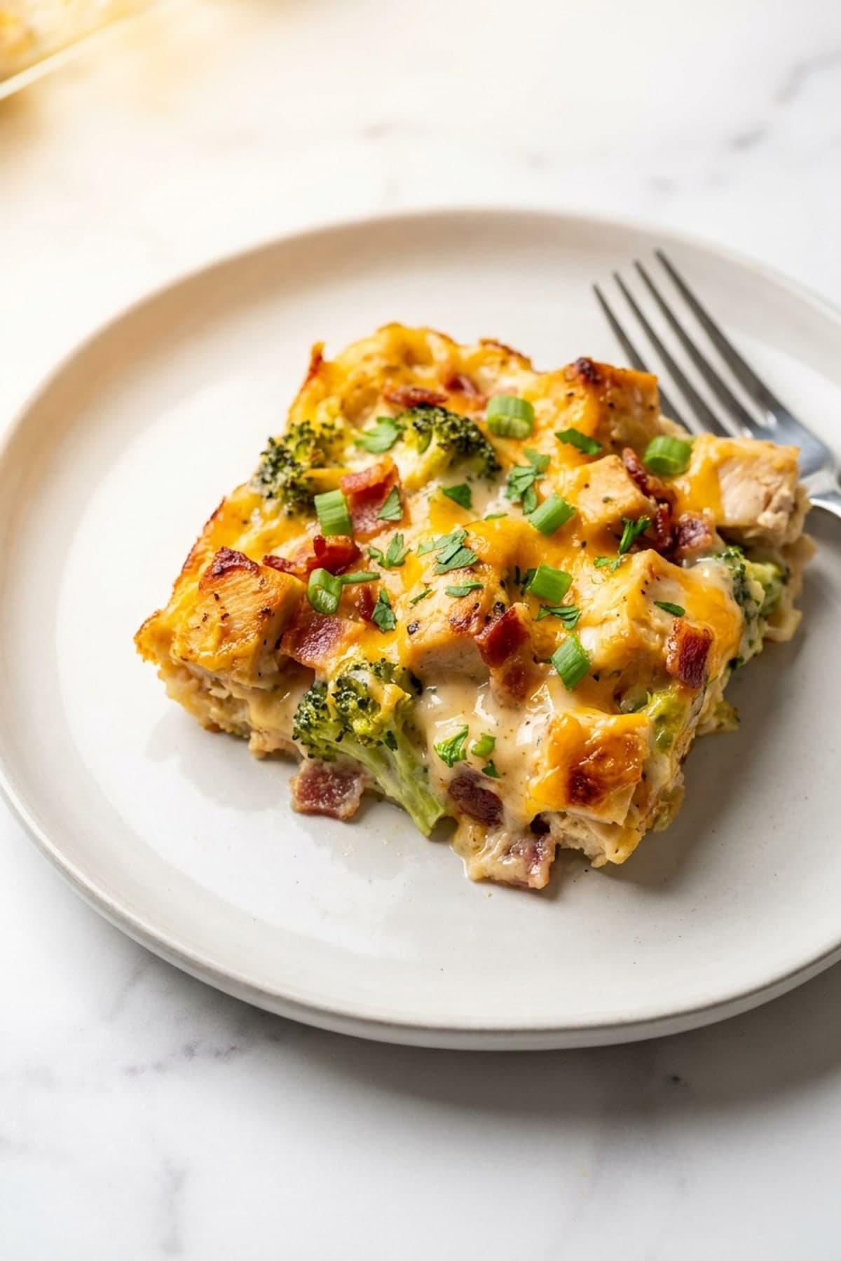 Chicken Bacon Ranch Casserole for Eight ready to serve