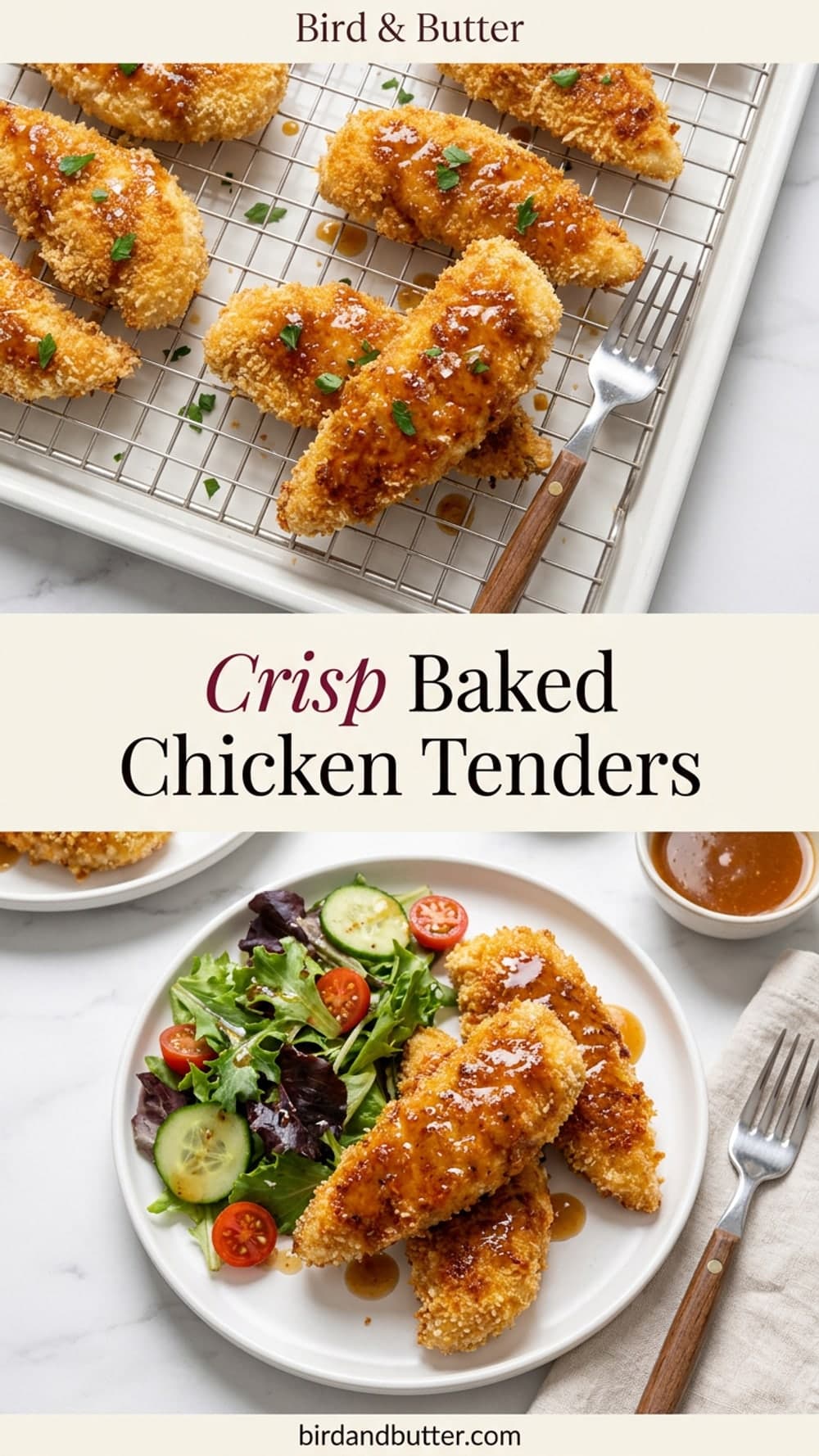 Crisp Baked Chicken Tenders