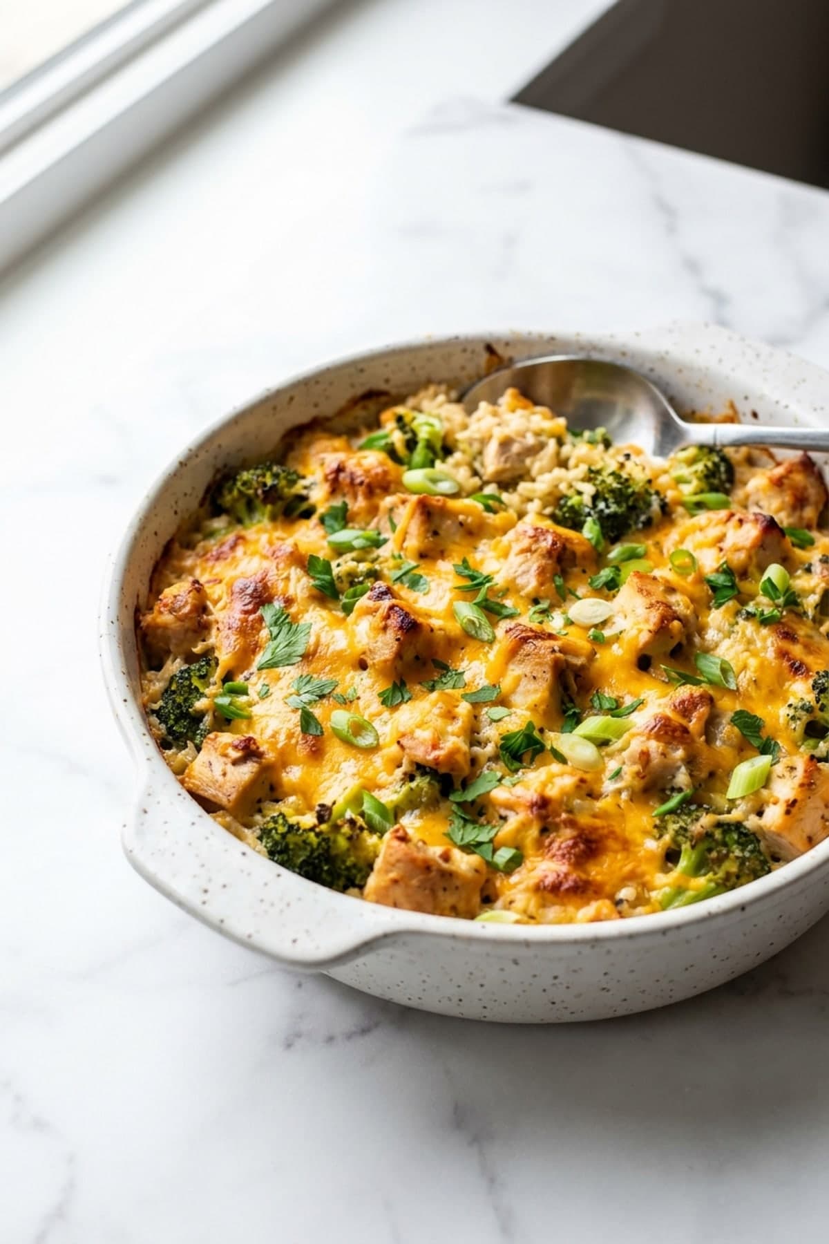 Chicken Broccoli Rice Cheese Casserole