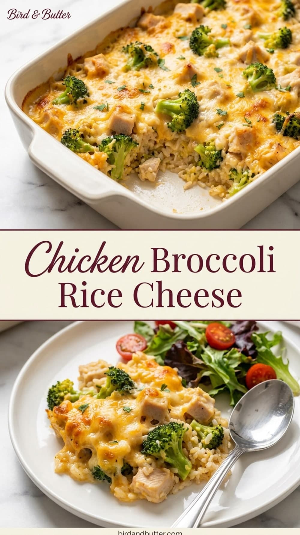 Chicken Broccoli Rice Cheese
