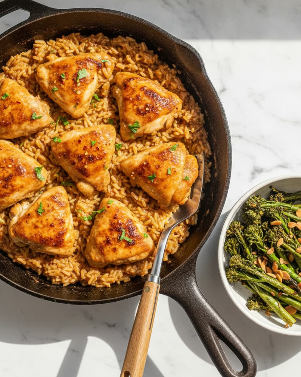 25-Minute Chicken Rice Skillet