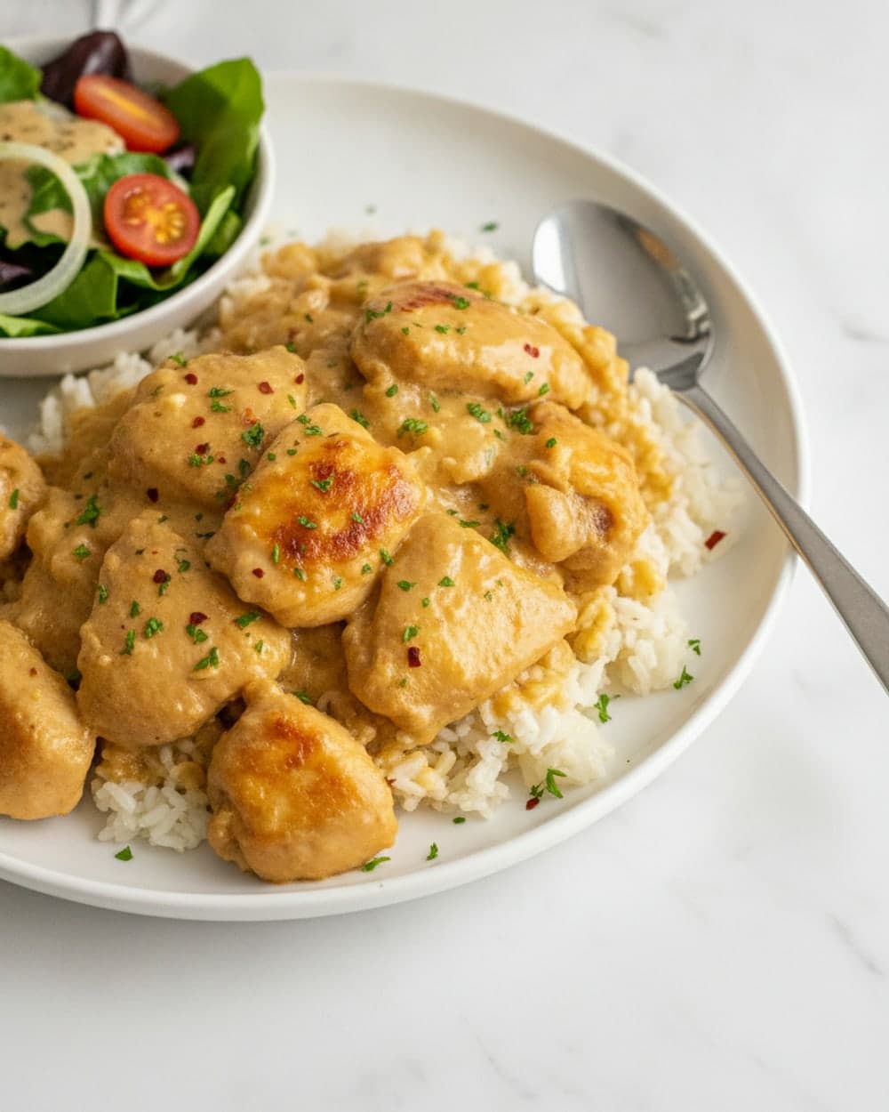 35-Minute Creamy Chicken Rice