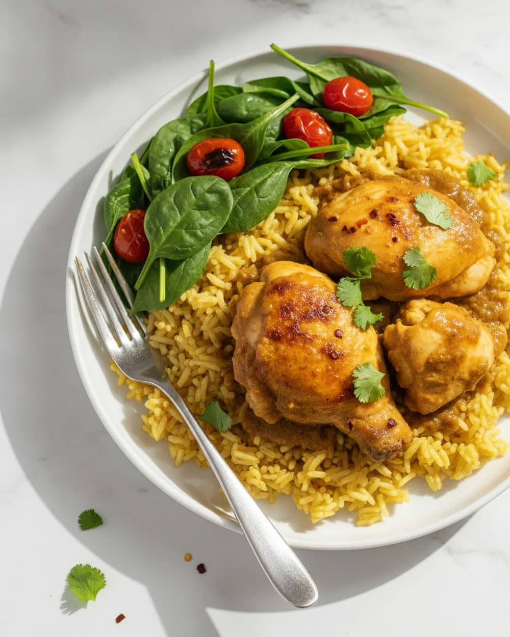 80-Minute Chicken Curry Rice Bake