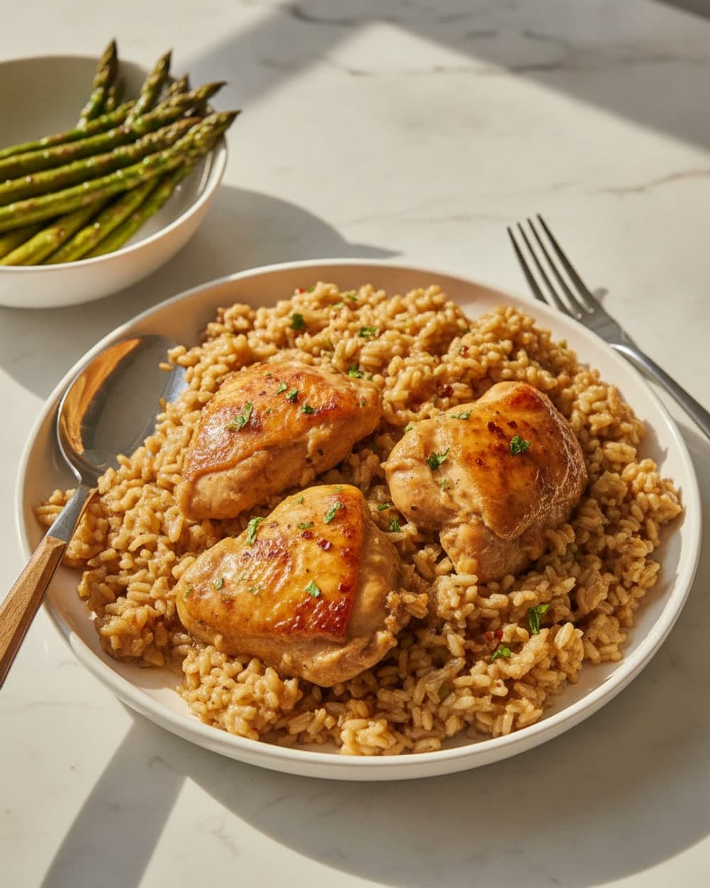 90-Minute Chicken Brown Rice Casserole