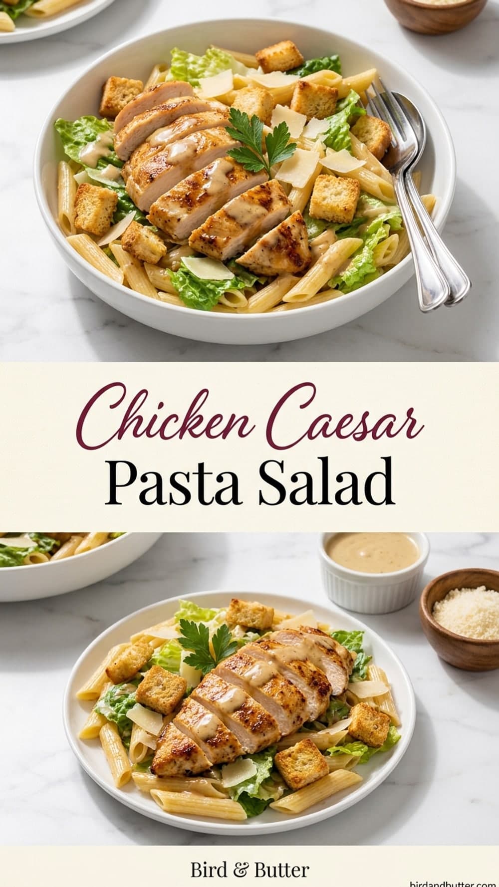 Chicken Caesar Pasta Salad
