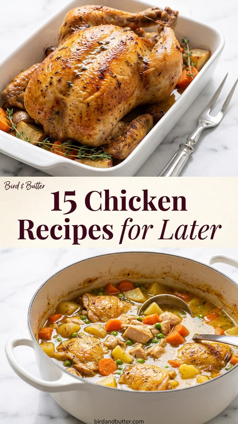 15 Chicken Recipes for Later