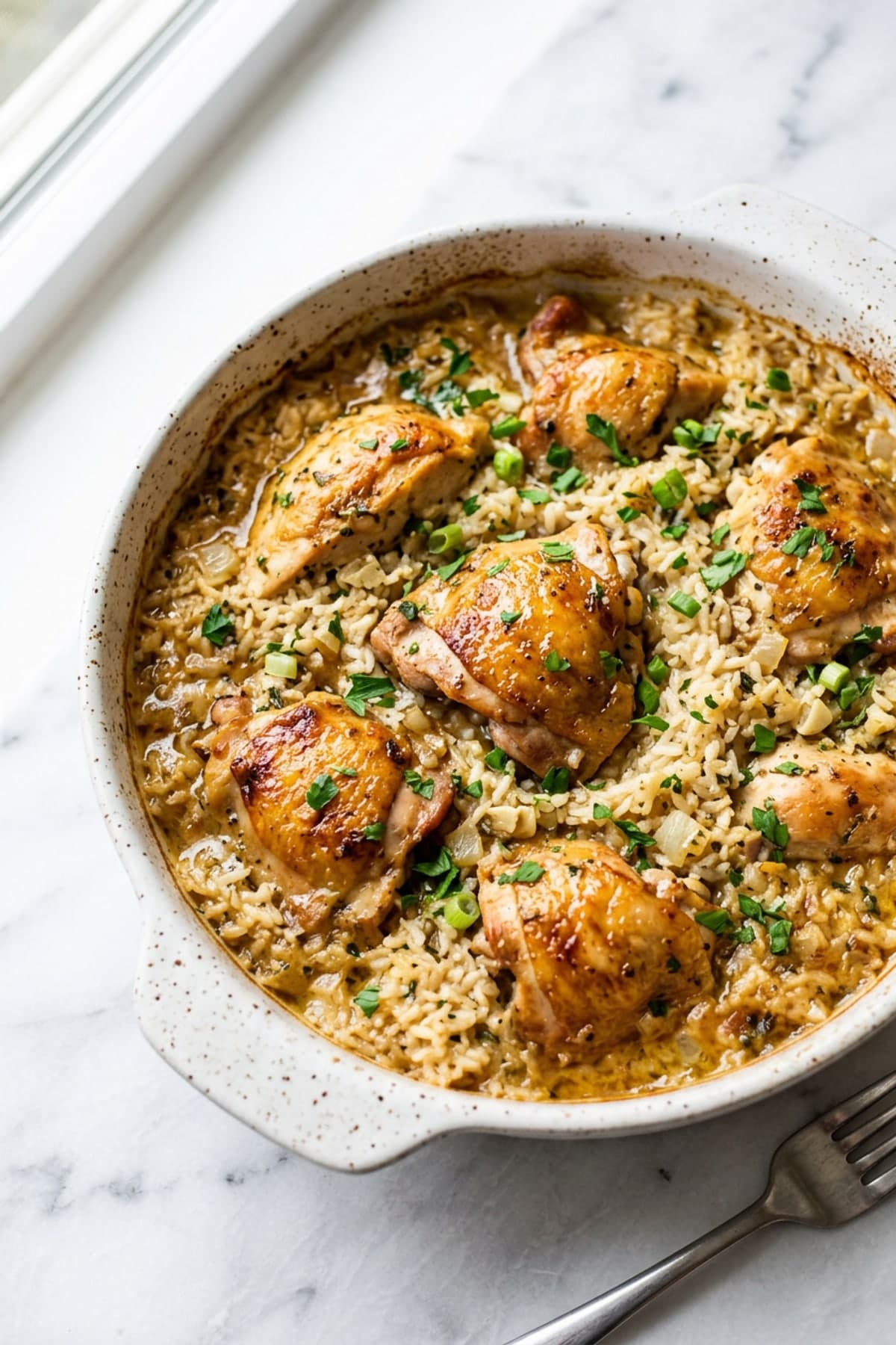 One-Pan Chicken Rice Casserole