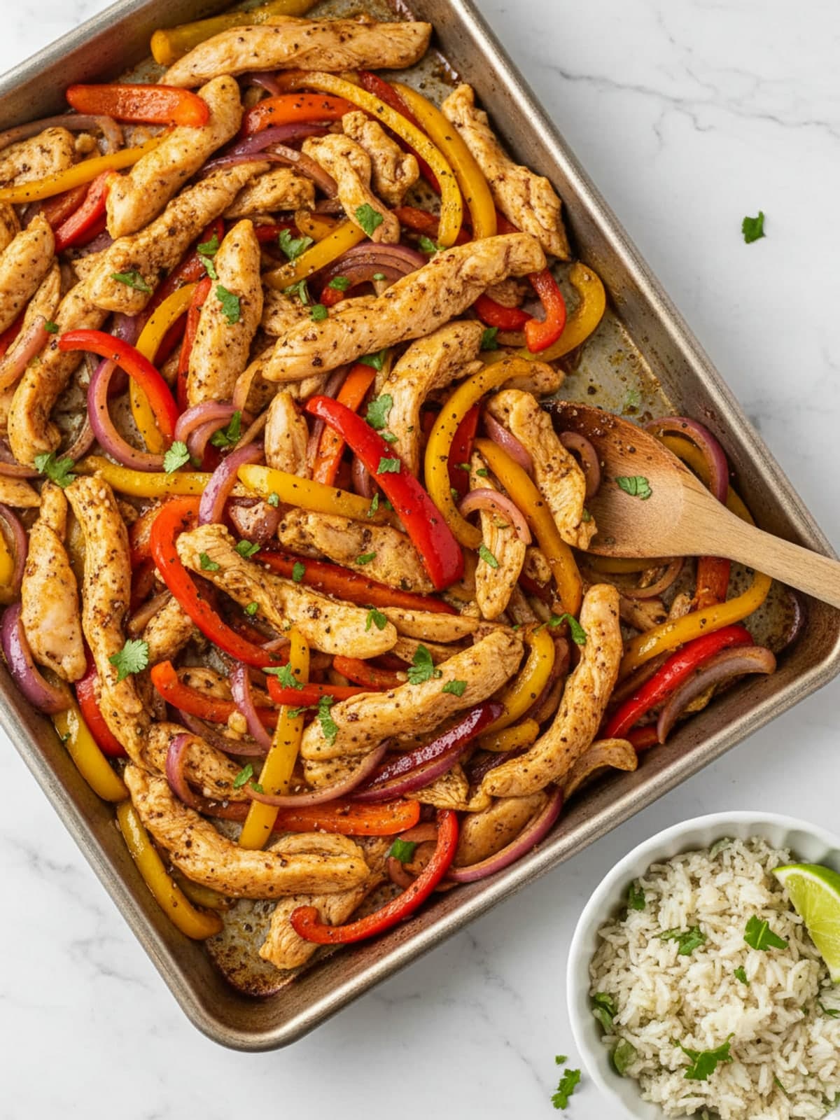 Gluten Free Chicken Fajitas on a Sheet Pan: Build the seasoning