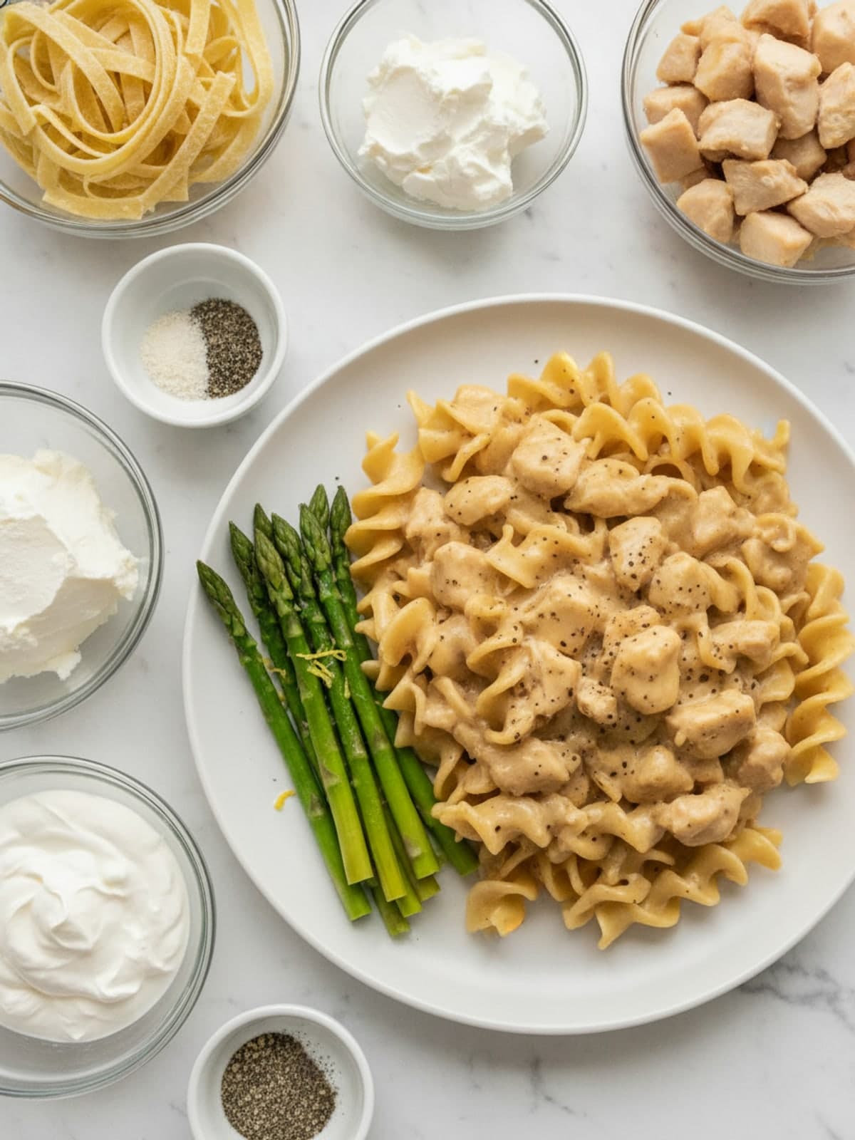 Ingredients for Million Dollar Chicken Casserole