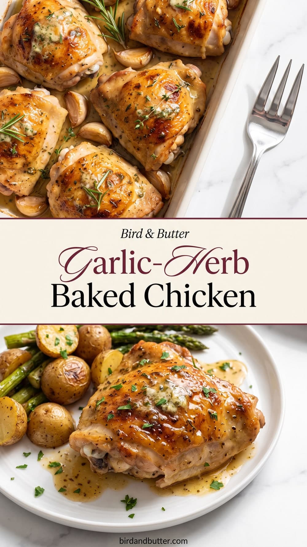 Garlic-Herb Baked Chicken