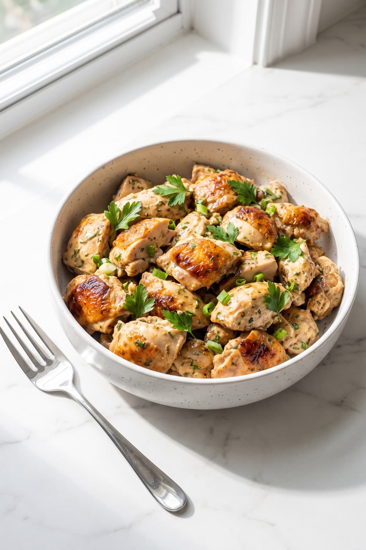 Rotisserie Chicken Salad for Four-Day Lunches