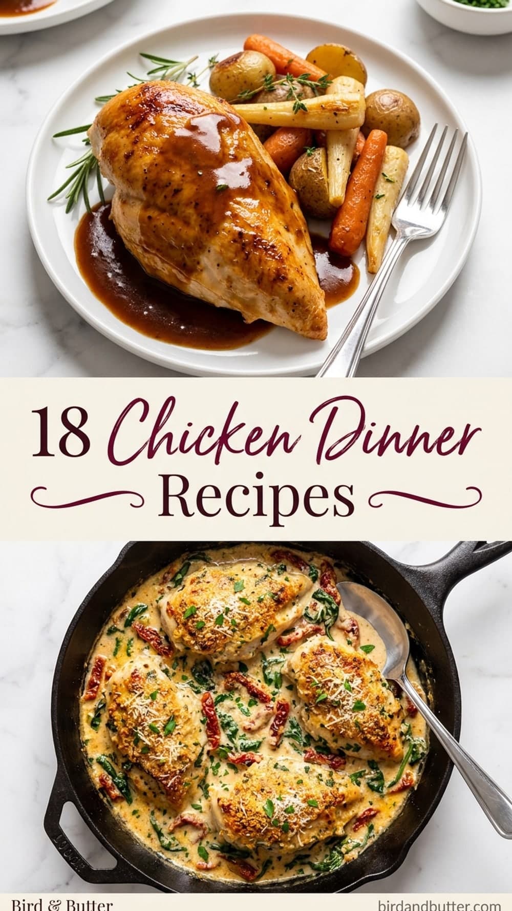 18 Chicken Dinner Recipes