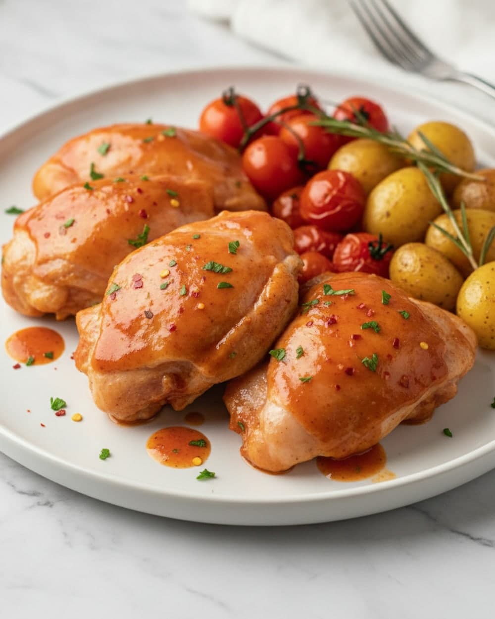 Paprika Baked Chicken Thighs