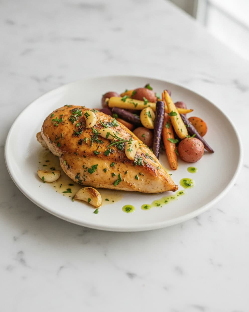 Garlic Herb Baked Chicken