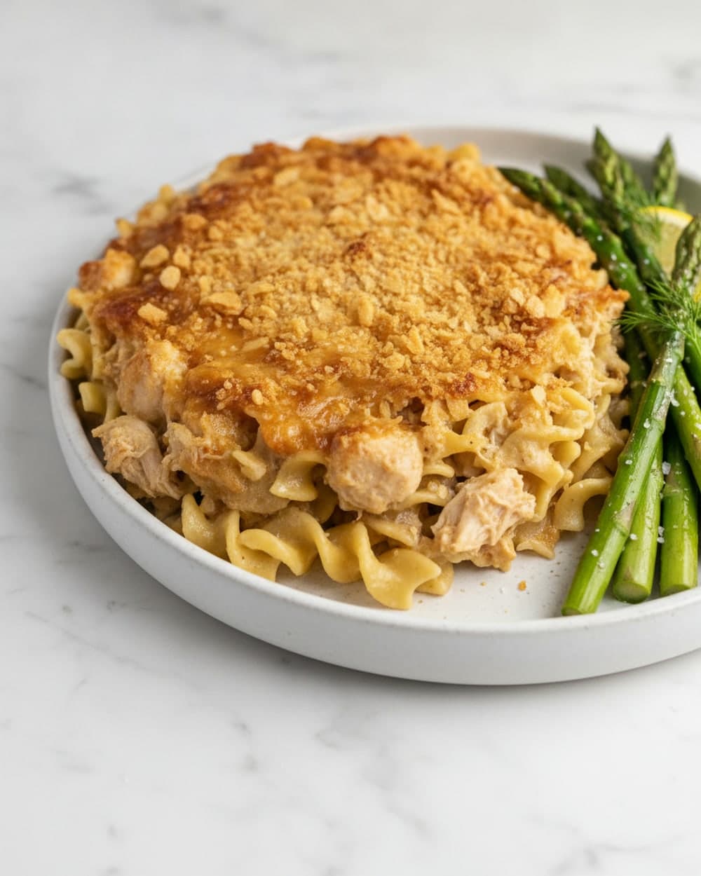 Chicken Noodle Cracker Casserole