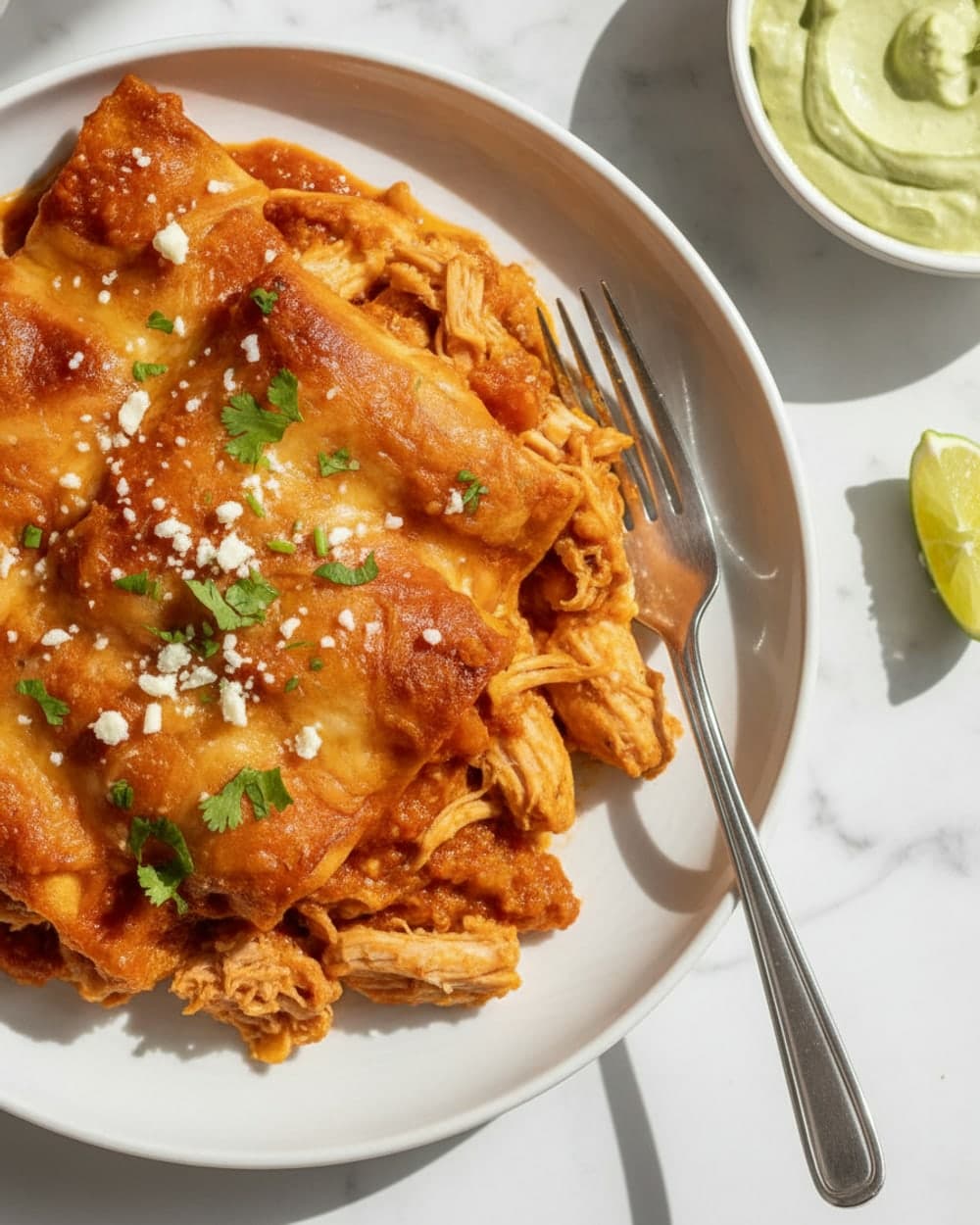 55-Minute Chicken Enchilada Casserole