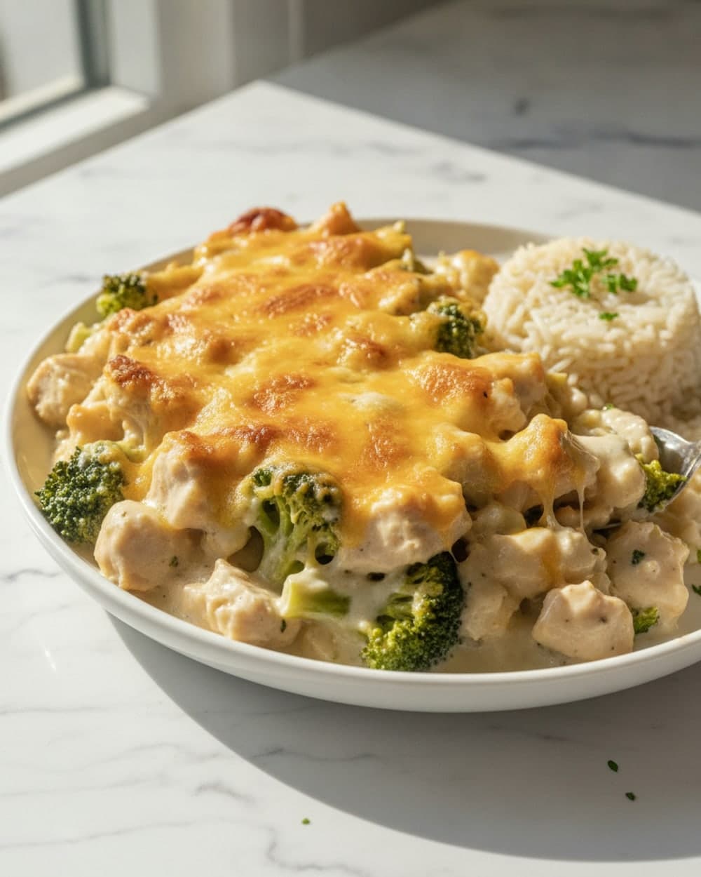 Chicken Broccoli Cheddar Casserole