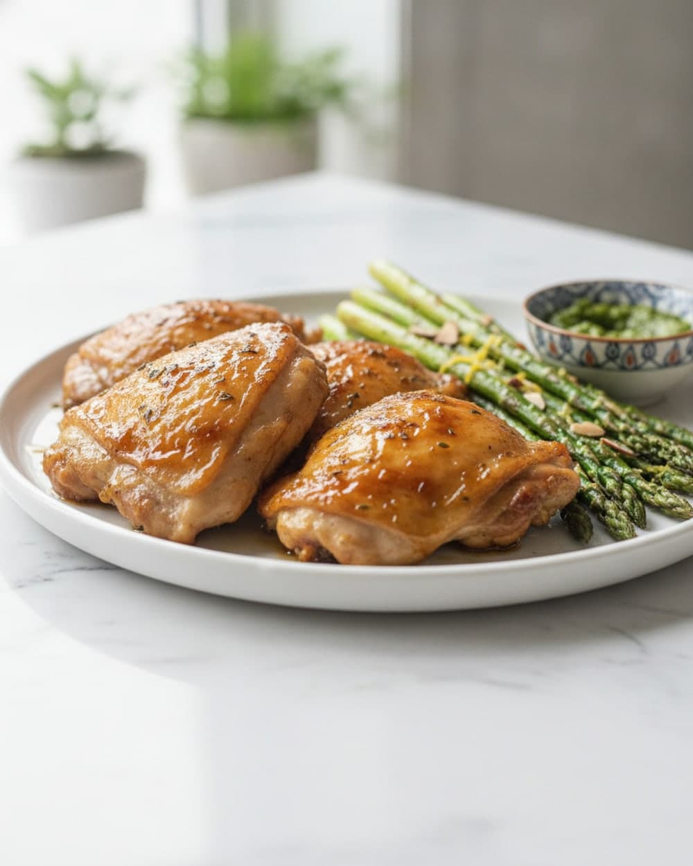 Oven Baked Chicken Thighs