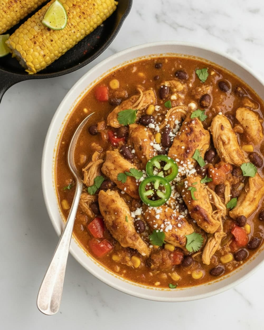 Southwest Chicken Bean Chili