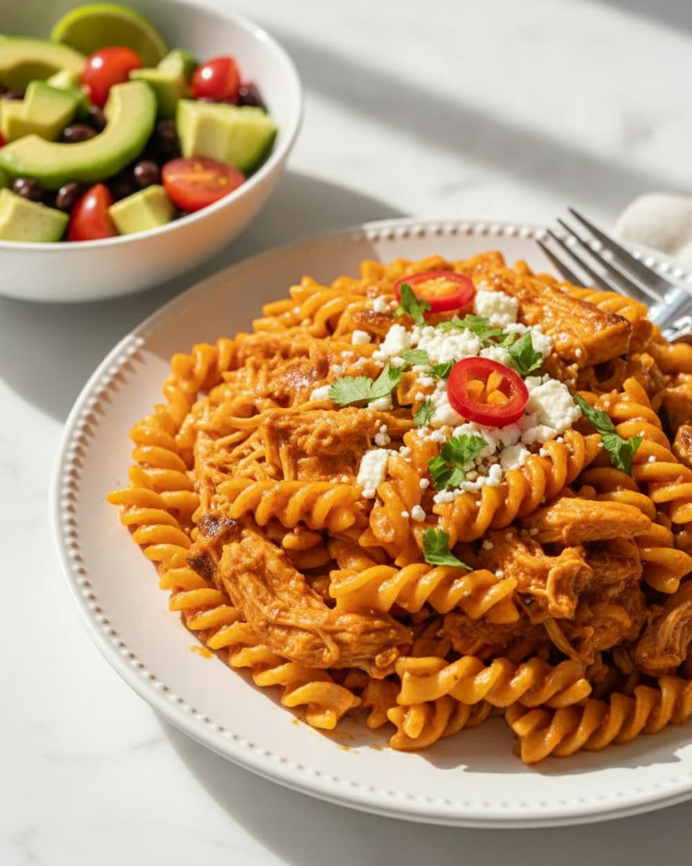 Chicken Taco Pasta Bake