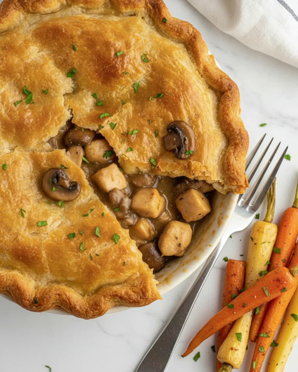 Chicken Mushroom Pot Pie