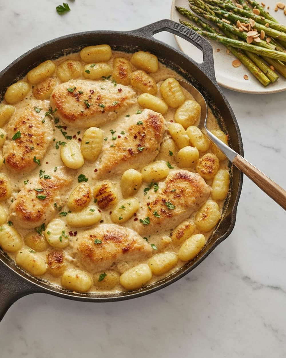 Chicken Gnocchi Skillet Bake