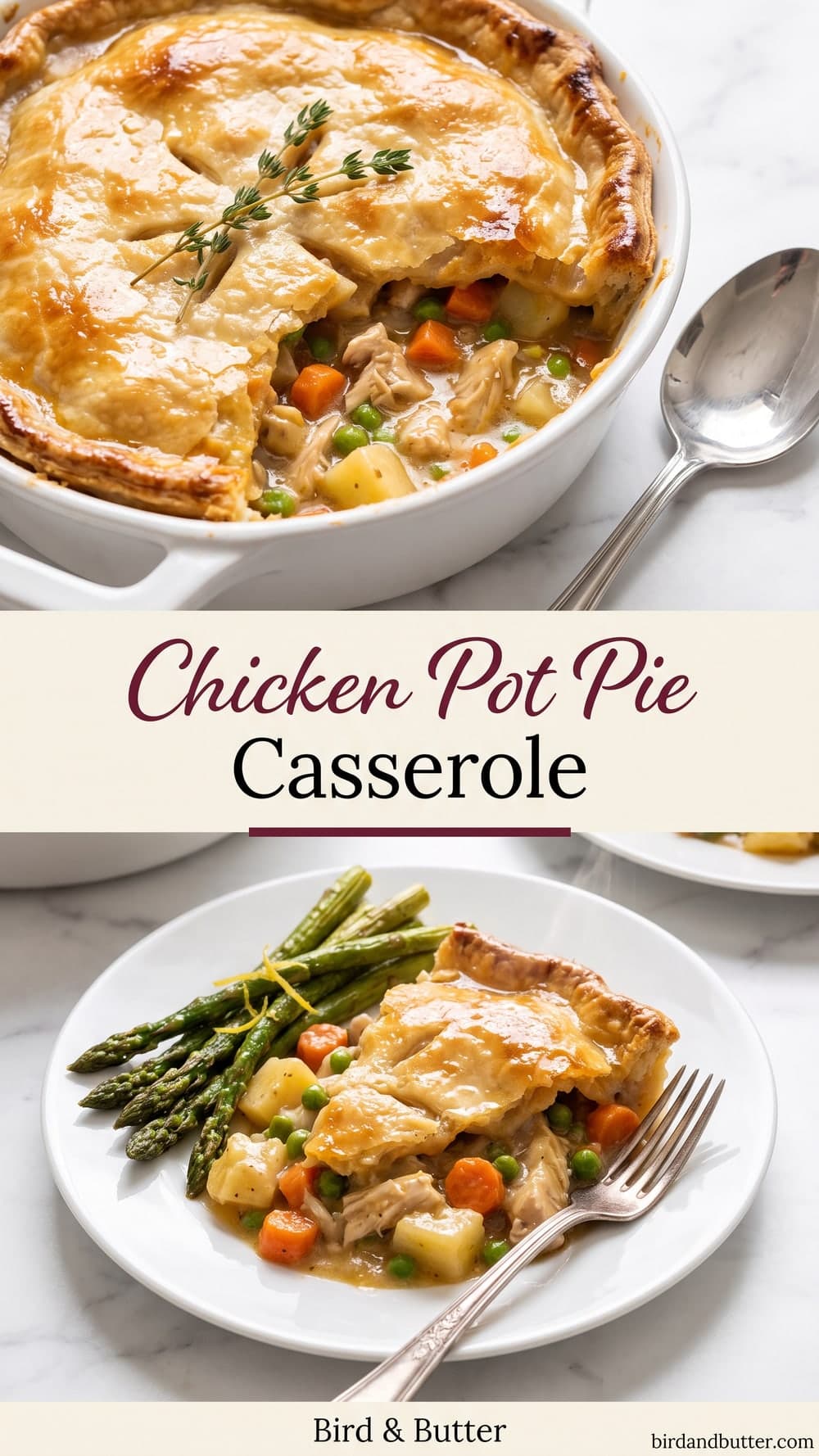 Chicken Pot Pie Casserole