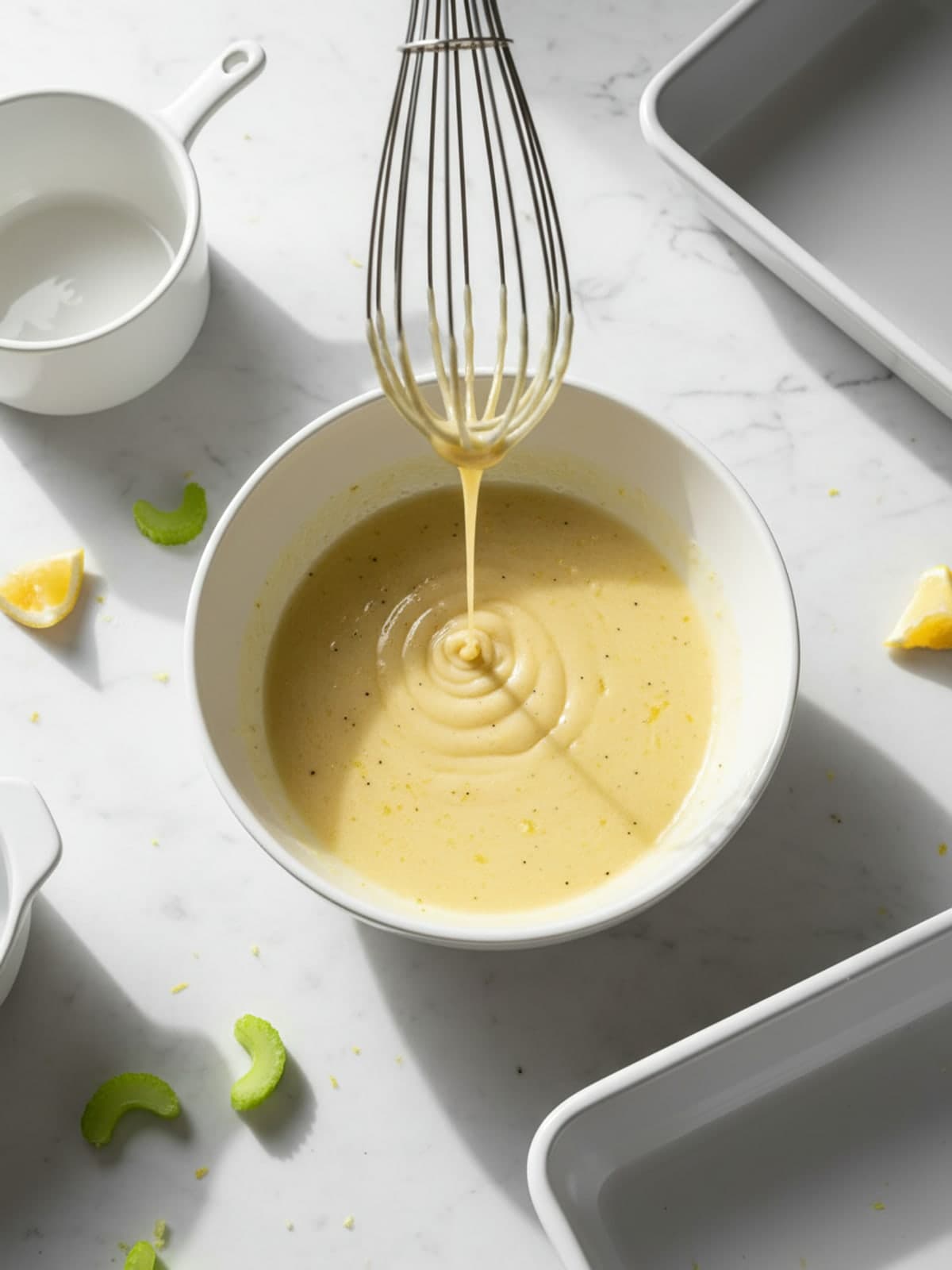 Chicken Salad with Celery and Dijon: Whisk the Dijon dressing